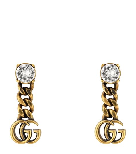 gucci double g clip on earring|Gucci earrings interlocking g.